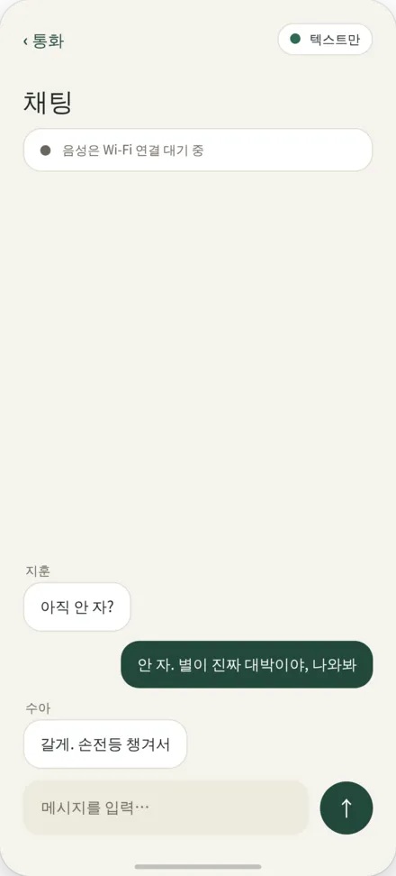 채팅 화면